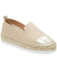 Renvy Metallic Toe Espadrille Size 8.5 or European Size 41