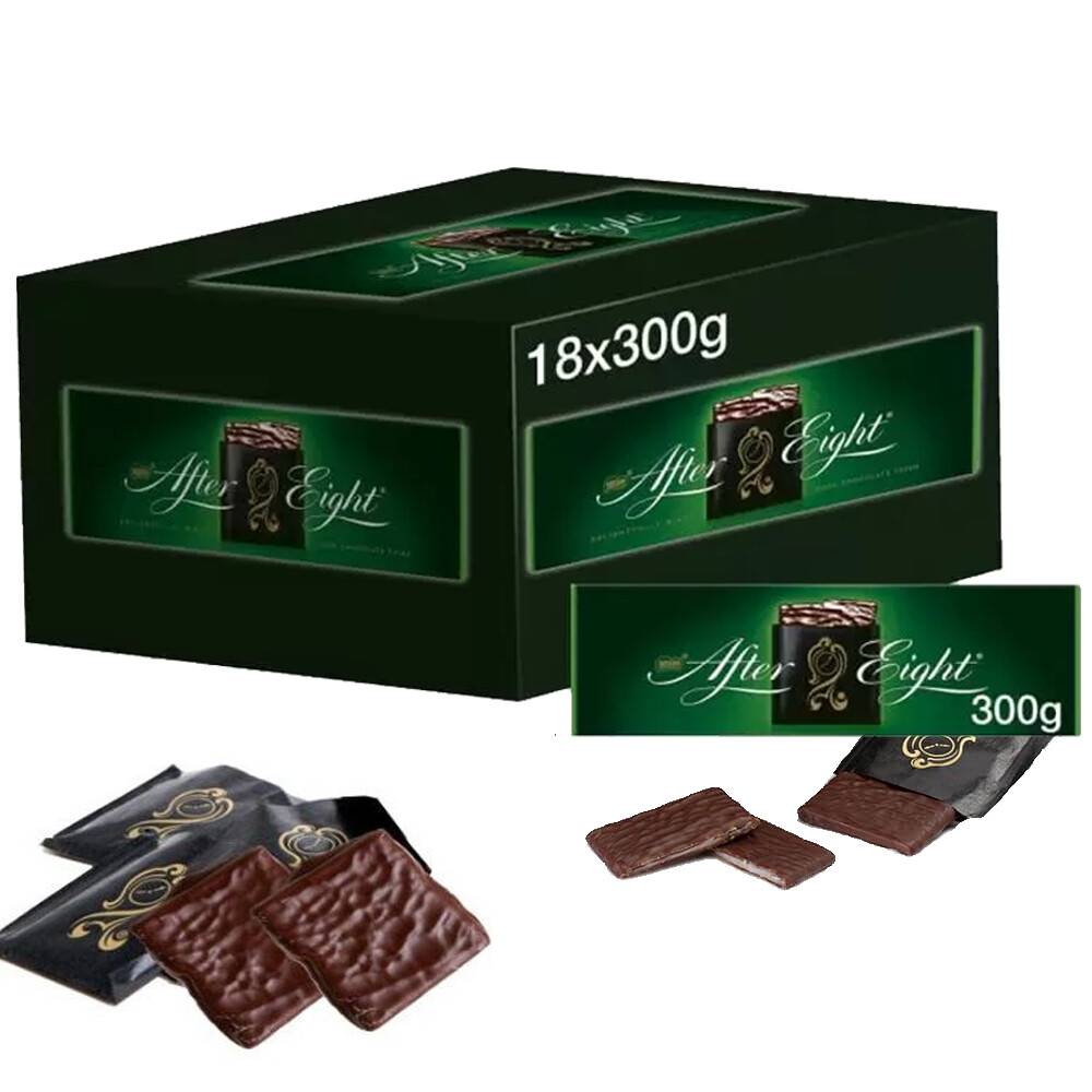 After Eight Dark Mint Chocolate Carton Box 300g Xmas Best Gift | eBay