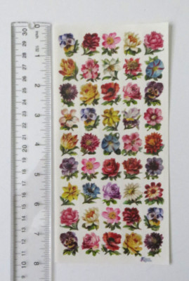 Violette Collection - MINI FLOWERS - 1 Sheet of Mini FLOWERS Stickers #C57