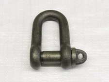 2.5 Ton Self Colour Small Dee Shackle With 22MM Screw Pin To BS3032 - 7/8" D  