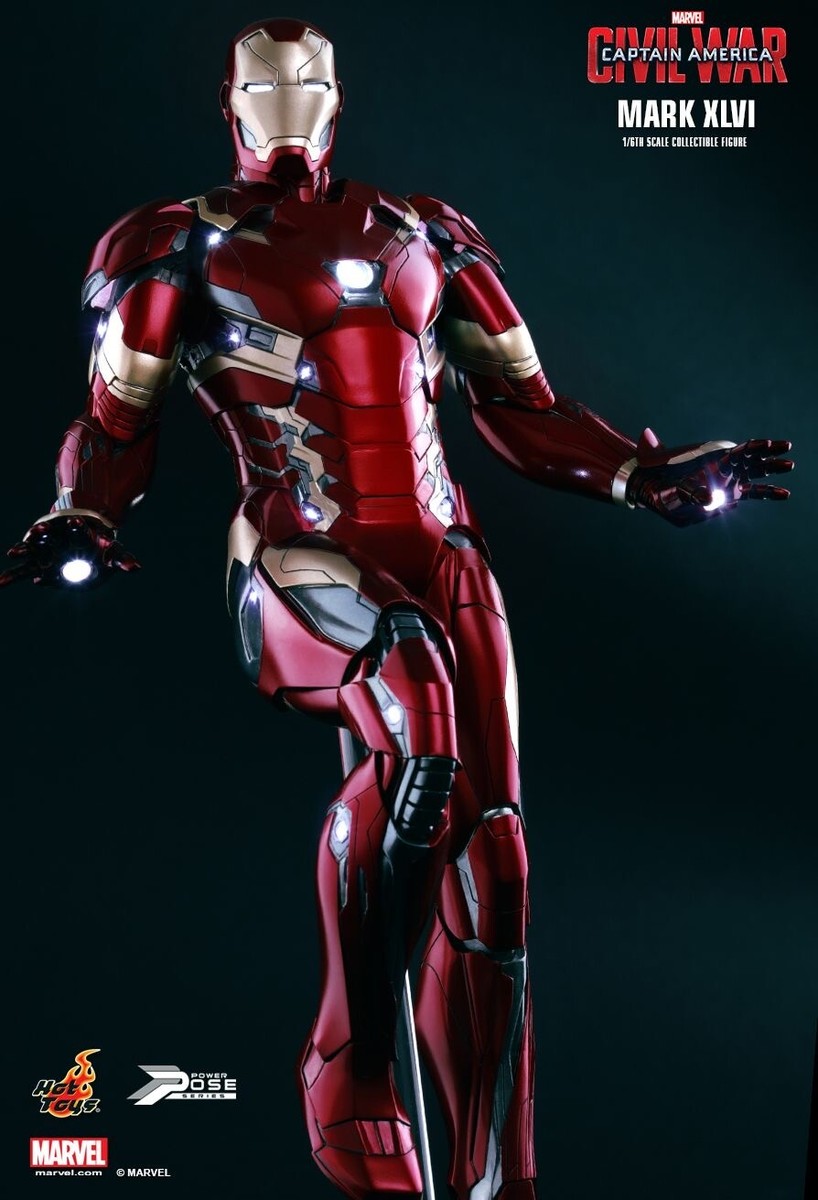 Hot Toys Captain America: Civil War - Iron Man Mark XLVI Power