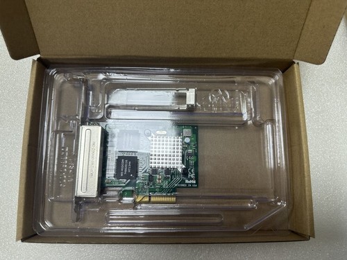 Carte d'interface réseau Gigabit SUPERMICRO AOC-SGP-I4 (INTEL I350-T4V2) QUATRE PORTS avec les deux supports - Photo 1 sur 6