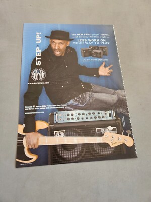 TPEEP147 MAGAZINWERBUNG 11X8'' FENDER JAZZ BASS - MARCUS MILLER 