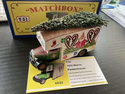 Matchbox MoY Y-31 Morris XMas 2022 Sonderauflage