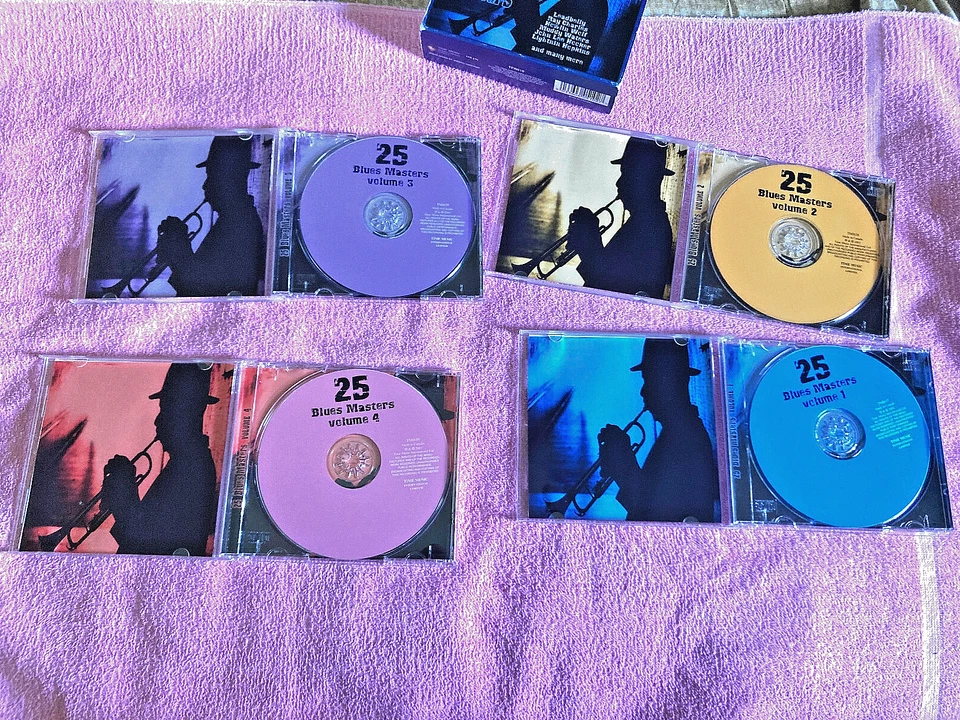 100 Blues Masters (CD, 2001, Time Life) Leadbelly Hooker Waters Wolf Hopkins BOX Foto 3 de 3