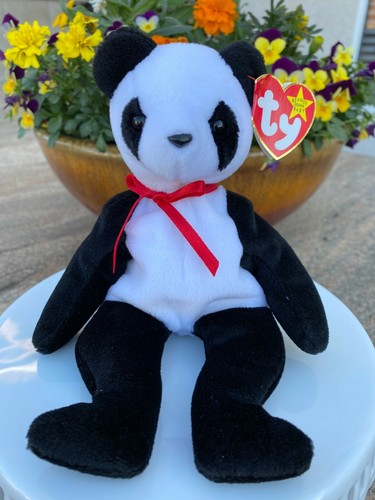 TY BEANIE BABY FORTUNE PANDA BEAR 1997 