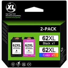  62XL C2P05AN Black 62XL C2P07AN Color Ink for HP Envy 7645 7640 5660 5540
