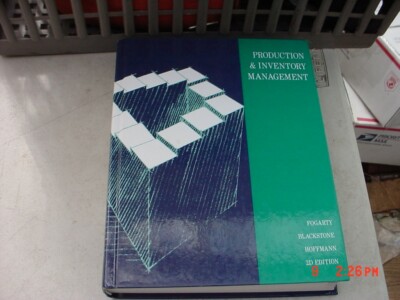 Production and Inventory Management 2nd Edition  Fogarty Blackstone Hoffmann