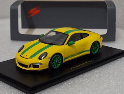 Porsche 911 R (991) Coupe 2017 Yellow/ Green 1:43 Spark S4957