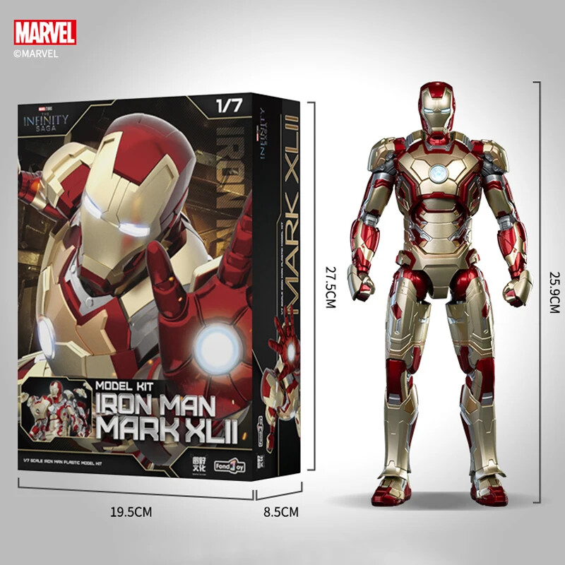 Fondjoy Marvel Iron Man MK42 Assembled Model 10in 1/7 scale Action