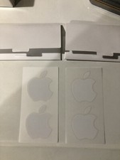 6 Apple computers white stickers new