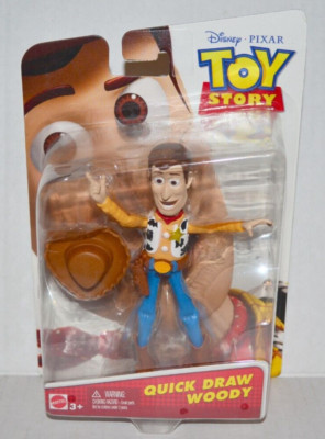 Disney Pixar Toy Story Quick Draw Sheriff Woody 4'' Action Figure Doll Toy DMD53