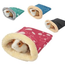 Pl&uuml;sch Schlafsack Mini Haustierbett Nest f&uuml;r Meerschweinchen Hamster Schlafsack