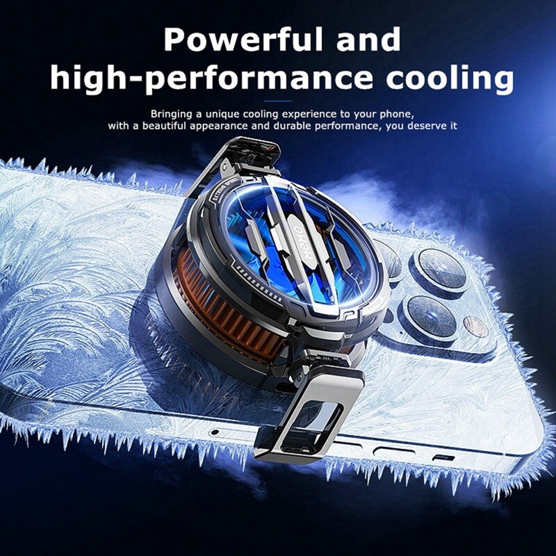 CX07 Mobile Phone Semiconductor Cooling Fan Magnetic/Back-Clip