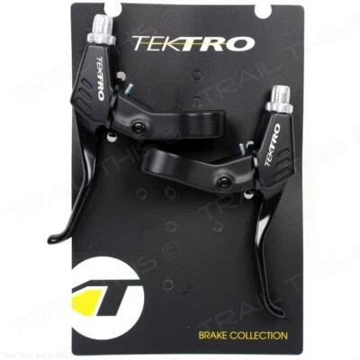 Tektro RS360A Linear Pull Bike Brake Levers Black Set / Pair MTB Hybrid