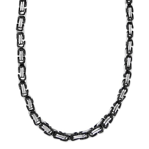 King's Chain Stainless Steel Byzantine 