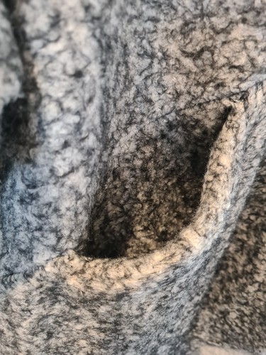 Made In Italy Coat Lagenlook soft Wool with buttons Mocha One Size UK 14-22 - Picture 4 of 18