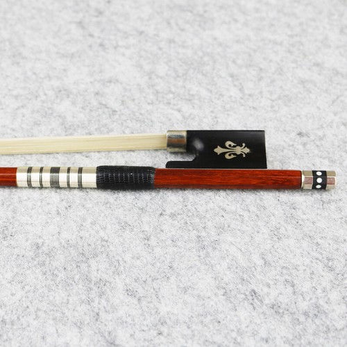 New 3/4 Size Pernambuco Violin Bow,Fast response,Natural Mongolia Horsehair - Picture 4 of 12