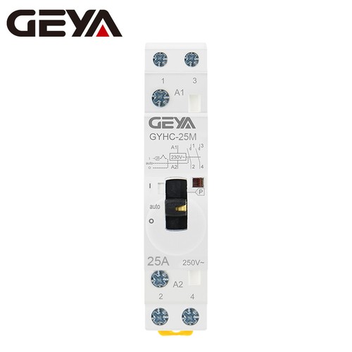 GEYA Modular AC Contactor 2P 16-63A 220V Manual/Automatic Household Contactor - Picture 5 of 12