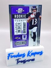 2020 DEVIN DUVERNAY PANINI CONTENDERS OPTIC FOOTBALL ROOKIE TICKET #72  