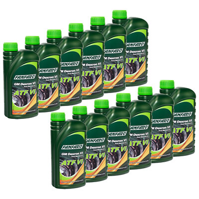 12x 1 Liter Getriebeöl FANFARO Automatikgetriebe ATF VI Automatik Getriebe Oel