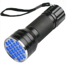 PreAsion Ultraviolet Flashlight Handheld UV 21 LED to Find Stains on Carpet Rugs