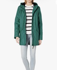 Urban Republic Women’s Hooded Vinyl Rain Coat Green Color Size 2x-nwt