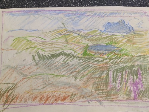 Original pastel drawing by Thora Clyne SSWA 1937 – 2020 landscape 1979 - Picture 12 of 14