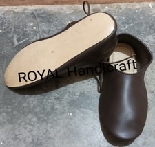 Roman Leather Lace Turn Shoes Footwear pair New Dark brown color New