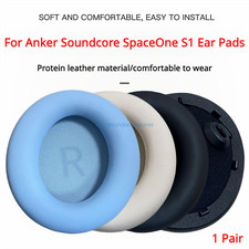 Replacement Protein Ear Pads For Anker Soundcore SpaceOne S1 Headphone Cover
