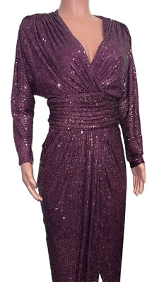 wrap split dress sequin Buy Yumi Black Sequin Fitted Wrap With Split Hem Dress from Next USA