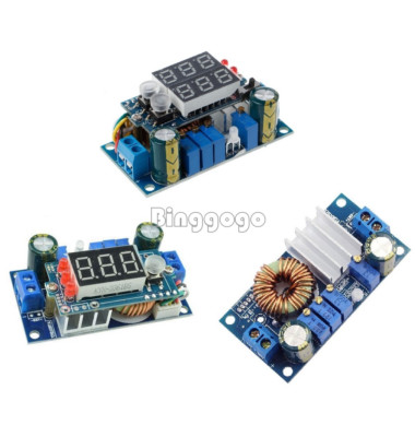 5A CC/CV MPPT Solar Panel Controller Charging Module LED DC-DC Step-down Display