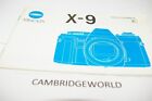 Minolta X-9 Slr Camera Instruction Manual Guide Book Original Genuine