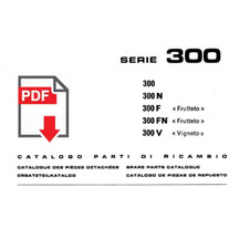 Catalogo ricambi trattore FIAT 300 Frutteto Manuale parti esplosi SPARE PARTS CD