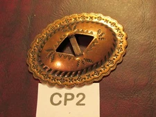 TRINITY CONCHOS MEDIUM CP2 solid COPPER VINTAGE High Quality USA Leather Crafts