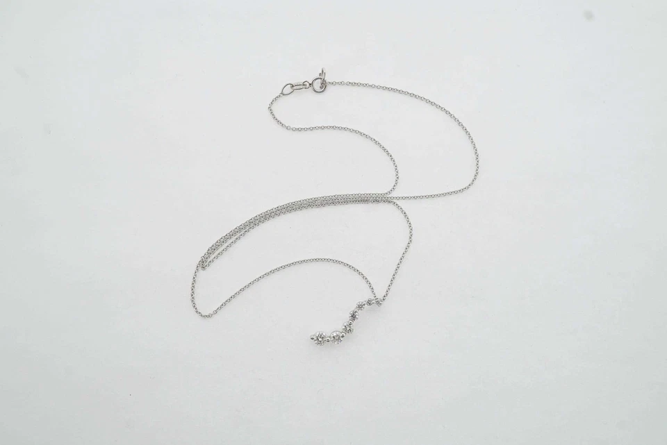 Colgante DiscountCharm diamante 0,50 TCW en oro blanco de 14 k Foto 3 de 4