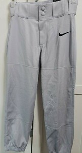 NIKE Boys Core Vapor Pro Slim Fit Baseball Pants, Wolf Grey/Black, Small $25 | eBay