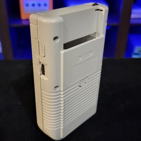 Grey Nintendo Classic Game Boy DMG With Upgraded Backlit IPS LCD Screen