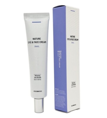 Foodaholic Nature Snail Eye & Face Cream 40ml/ANTI-AGING WRINKLE/K-Beauty