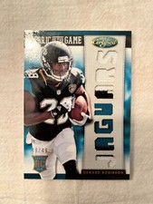 2013 Panini Certified Fabrics of the Game Denard Robinson 48/49
