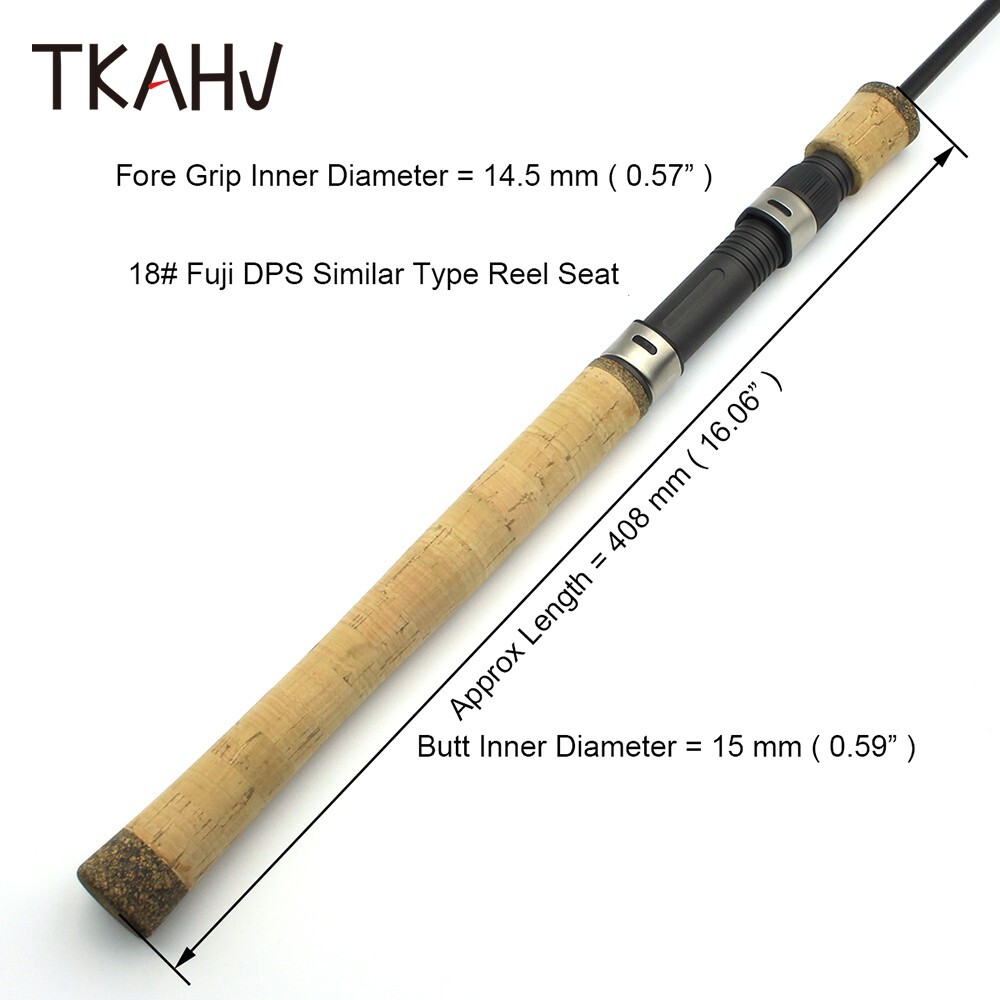 Fuji DPS 18# Reel Seat and Composite Cork Fishing Rod Handle Grips