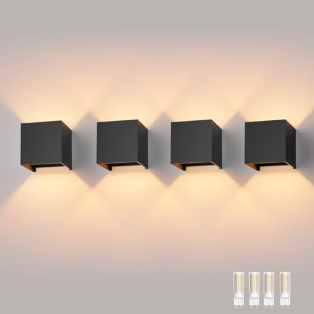 Klighten Lampade da Parete per Tutta la Casa - Set 4 Pezzi G9 LED