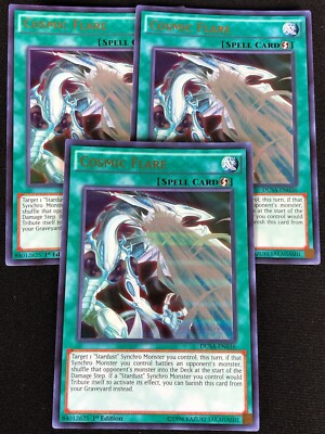 YUGIOH COSMIC FLARE DUSA-EN036 1ST ULTRA X3 (NM)