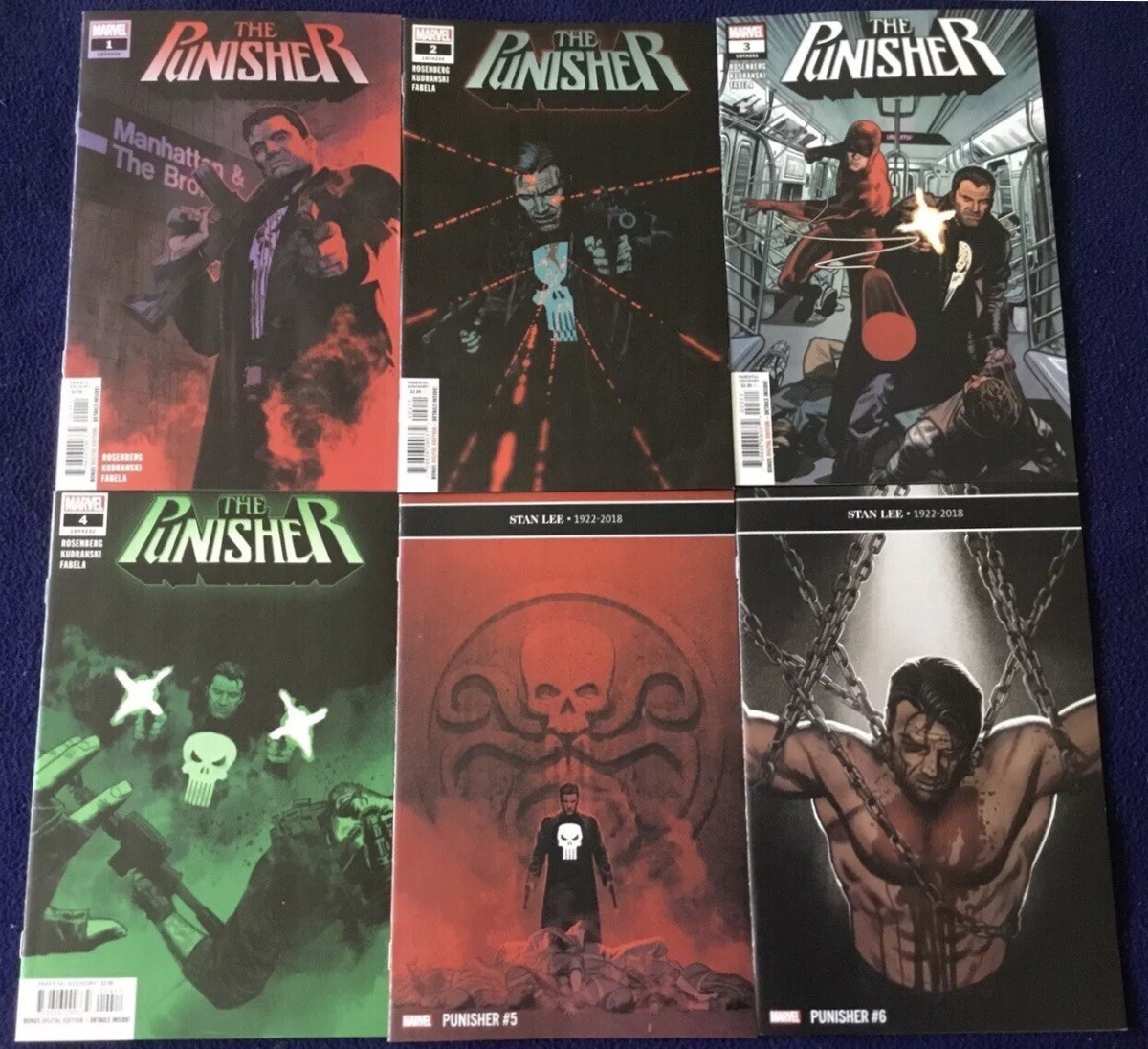 The Punisher 1-16 (2019) Marvel Comics Defenders Avengers Captain