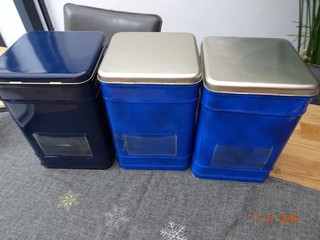 3 Alte Apotheker Blechdosen Teedosen