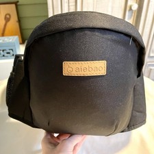  NWOB AIEBAO Baby Hip Seat Carrier/Waist Seat w/Adjustable Strap/Pocket -Black