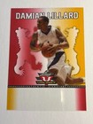 2012 Leaf Valiant Red ACETATE PROOF MISSING SERIAL # Damian Lillard #2