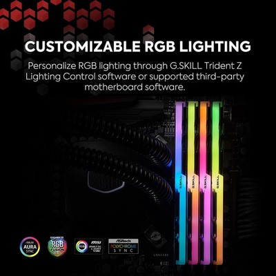 G. SKILL TridentZ RGB 32GB (2 x 16GB) PC4-25600 (DDR4-3200) Memory