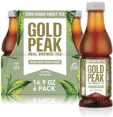 Gold Peak Tea, Diet Tea, 16.9 fl oz, 6 Pack