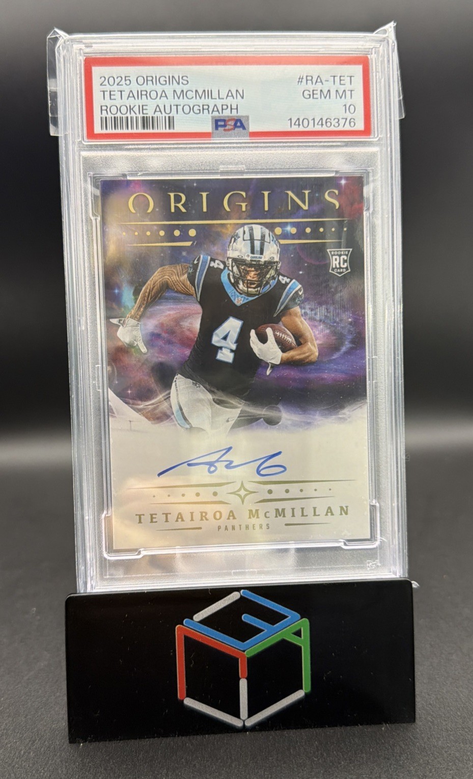 Tetairoa McMillan Panini Origins Rookie Autographs #RATET Base